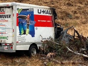 Carmichael Woman Dies After Fiery U-Haul Crash