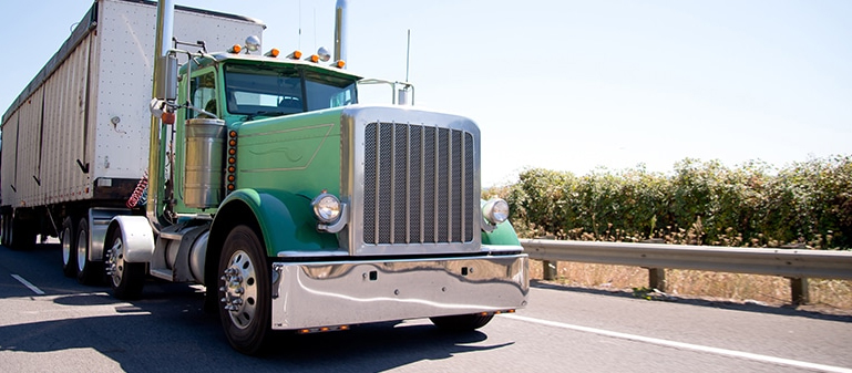 Truck Accident Inverted image